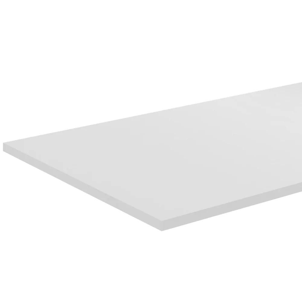 Balcão Gabinete Para Pia 100cm Com Tampo 2 Portas Andréia Branco - Ajl Móveis