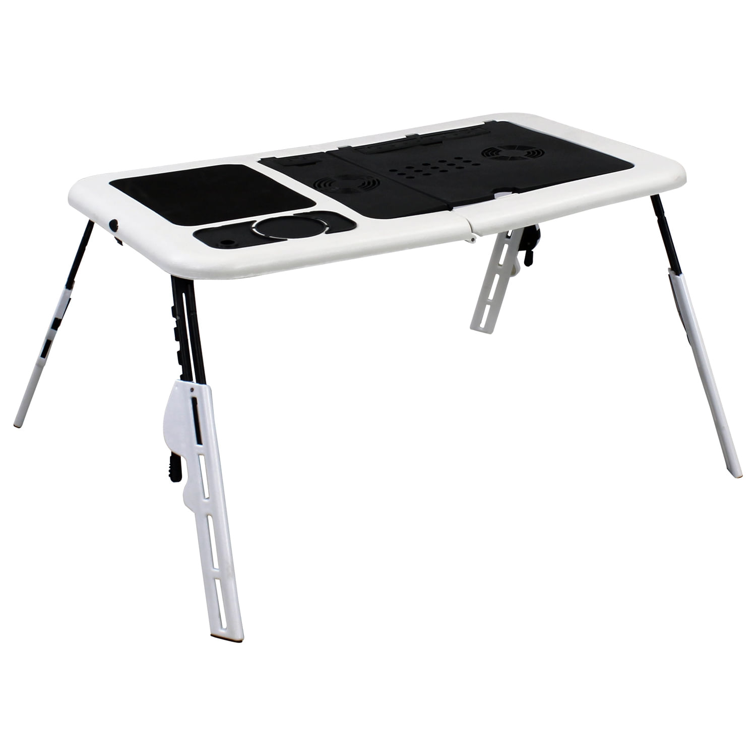 Mesa dobrável notebook table 2 cooler mousepad cabo usb