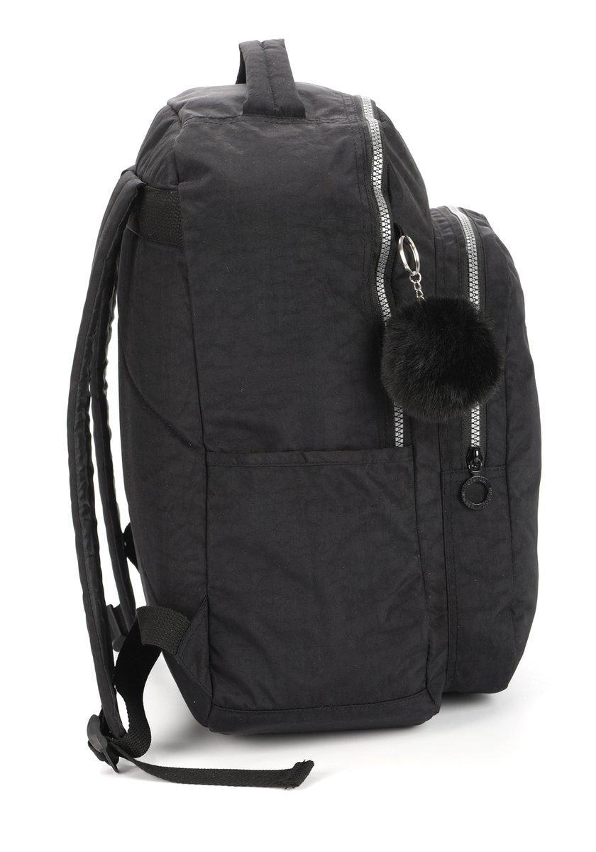 Miniatura Mochila Escolar Crinkle Preta Up4you - 41x32x16 cm