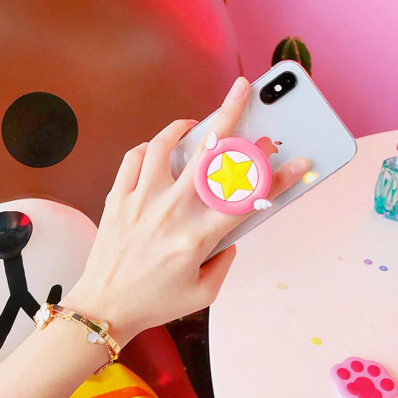 Miniatura Suporte Dedo Celular Popi Socket Pop 3D  Estrela