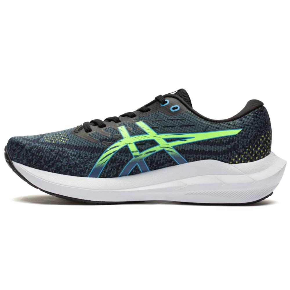 Miniatura Tênis Asics Gel-Nagoya 7 Masculino AZUL/VERDE - 39