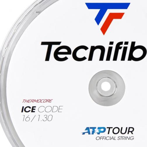 Miniatura Corda Tecnifibre Ice Code 16L 1.30mm Branca Rolo 200m