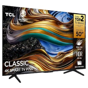 Miniatura Smart TV 50” Ultra HD 4K TCL 50P755 LED com Google TV, Dolby Vision e Atmos, HDR10+, Wi-Fi, Bluetooth, Google Assistente e Design sem Bordas TV 50" TCL 50P755 4K UHD HDMI/USB/WIFI