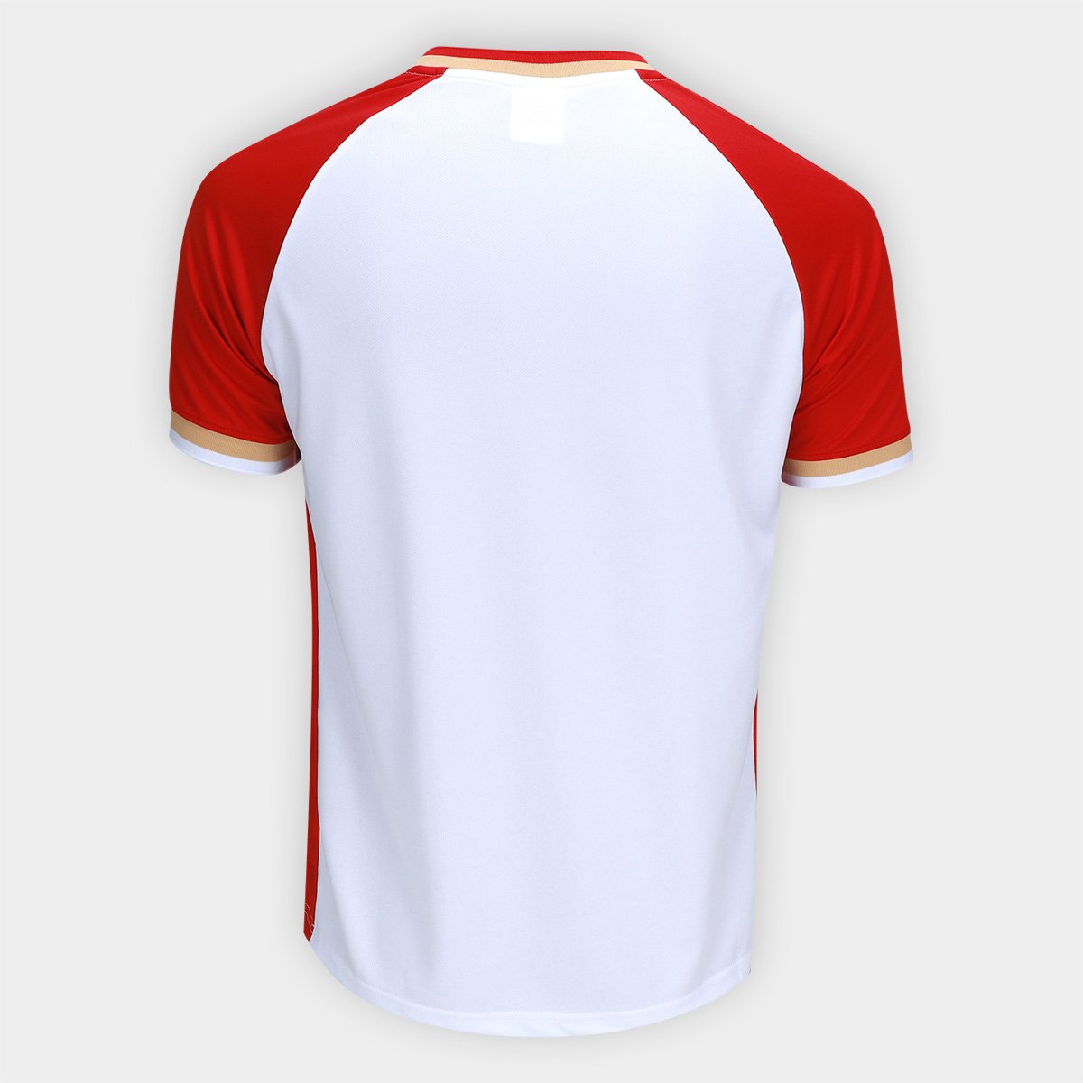 Miniatura Camisa Internacional Masculina Branco+Vermelho - EGG