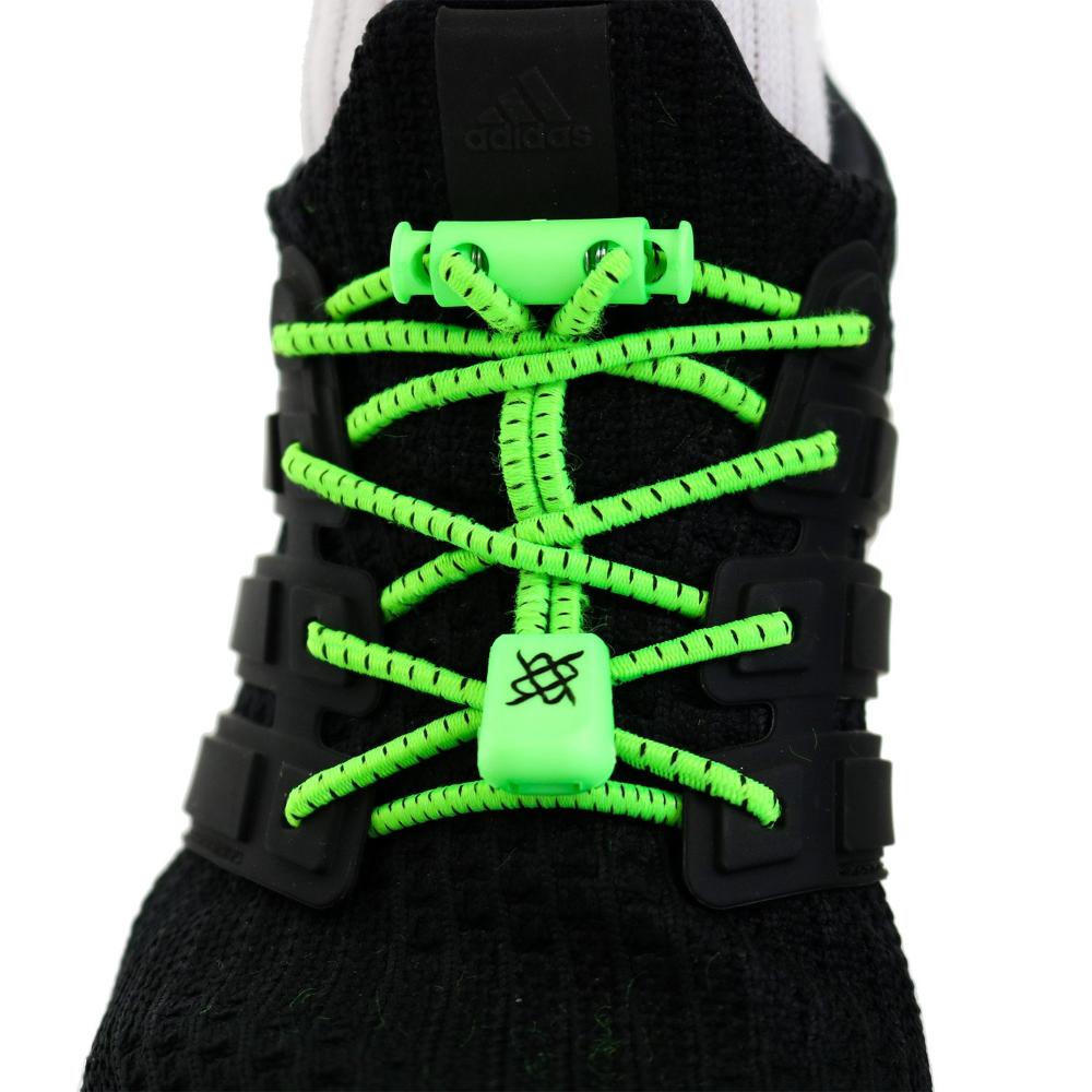 Miniatura Cadarco Elastico Hupi Laces Verde Neon Risca Preta VERDE NEON