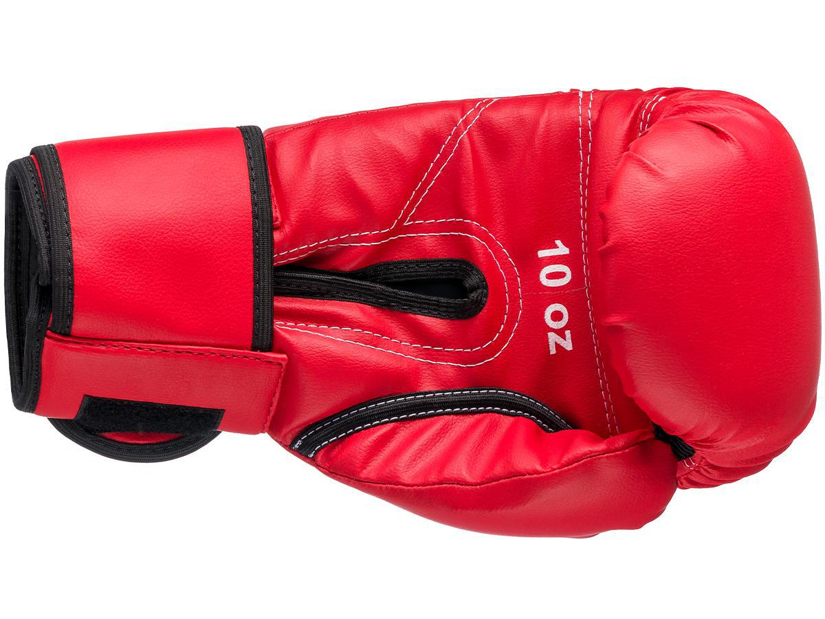 Miniatura Luva De Boxe Muay Thai Mma 08Oz Vermelha Fheras