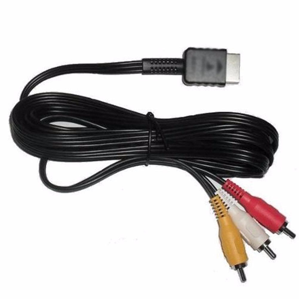 Miniatura Cabo Av (Rca) Áudio E Vídeo Para Play Station Ps3, Ps2, Ps1