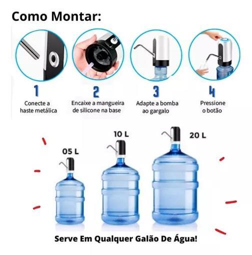 Miniatura Bebedouro de Mesa com Bomba Elétrica - 7 Galões - Bivolt