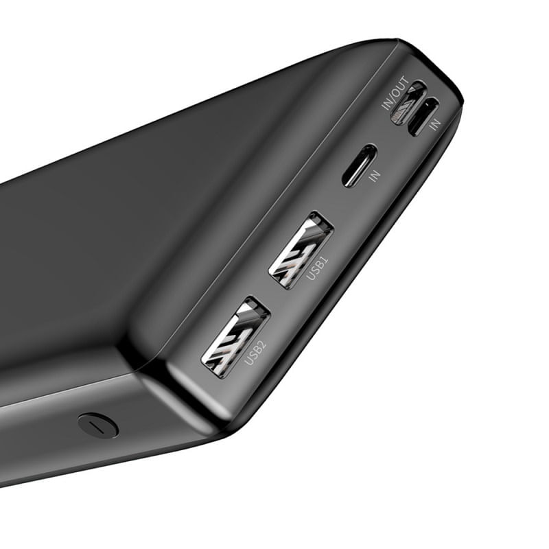 Miniatura Bateria Portátil Baseus Mini JA 30.000mAh Preto USB Tipo C