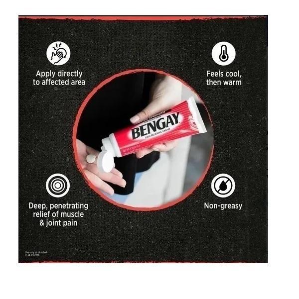 Miniatura Pomada Dores Fortes Bengay Johnson & Johnson 113G 2Un