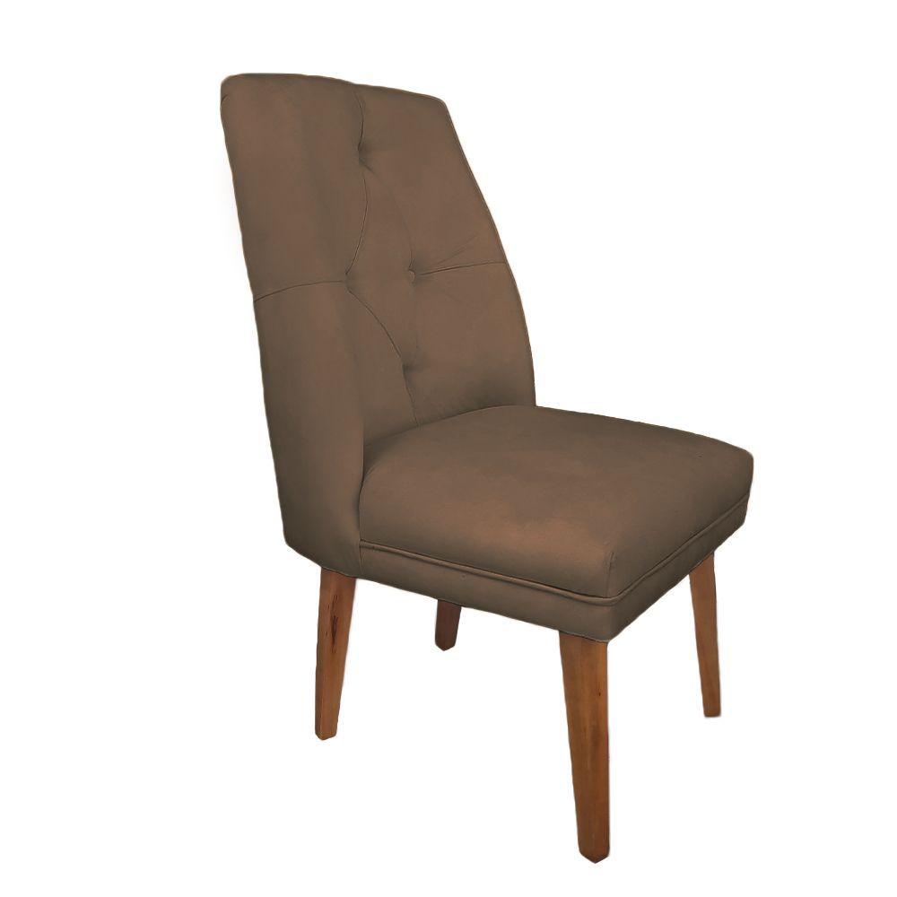 Miniatura Cadeira De Jantar Helena Suede Capuccino - Dominic Decor