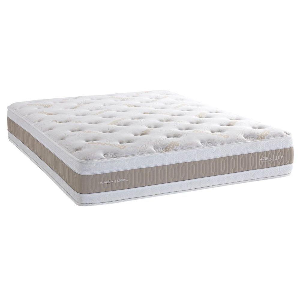 Miniatura Colchão Casal Espuma Visco Gel Ensacadas Masterpocket Royals Sleep C1666 Visco Double Pillow (138x188x35) - Herval