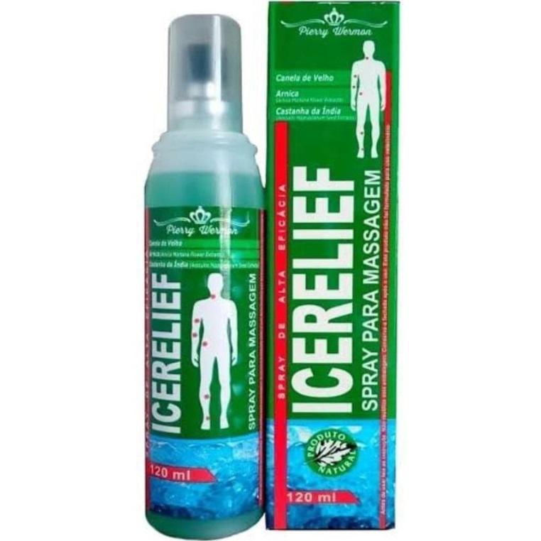 Miniatura Kit 5 Spray Para Massagem Icerelief + 5 Spray Peixe Elétrico