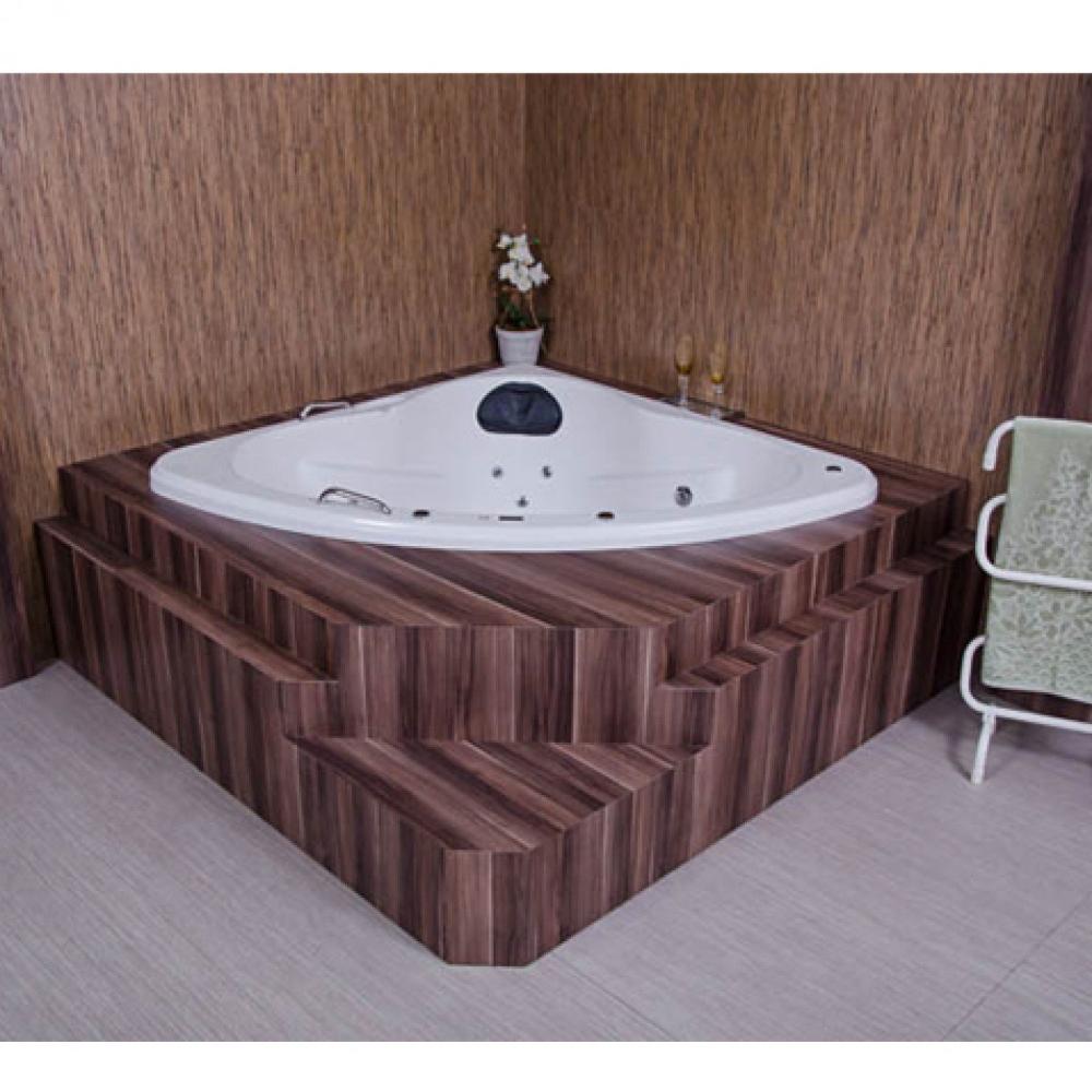 Miniatura Banheira Hidromassagem Astra Innovare Luxo 159cmx210cmx59cm - 04 Jatos Acrílico P1 Com Aquecedor 220V