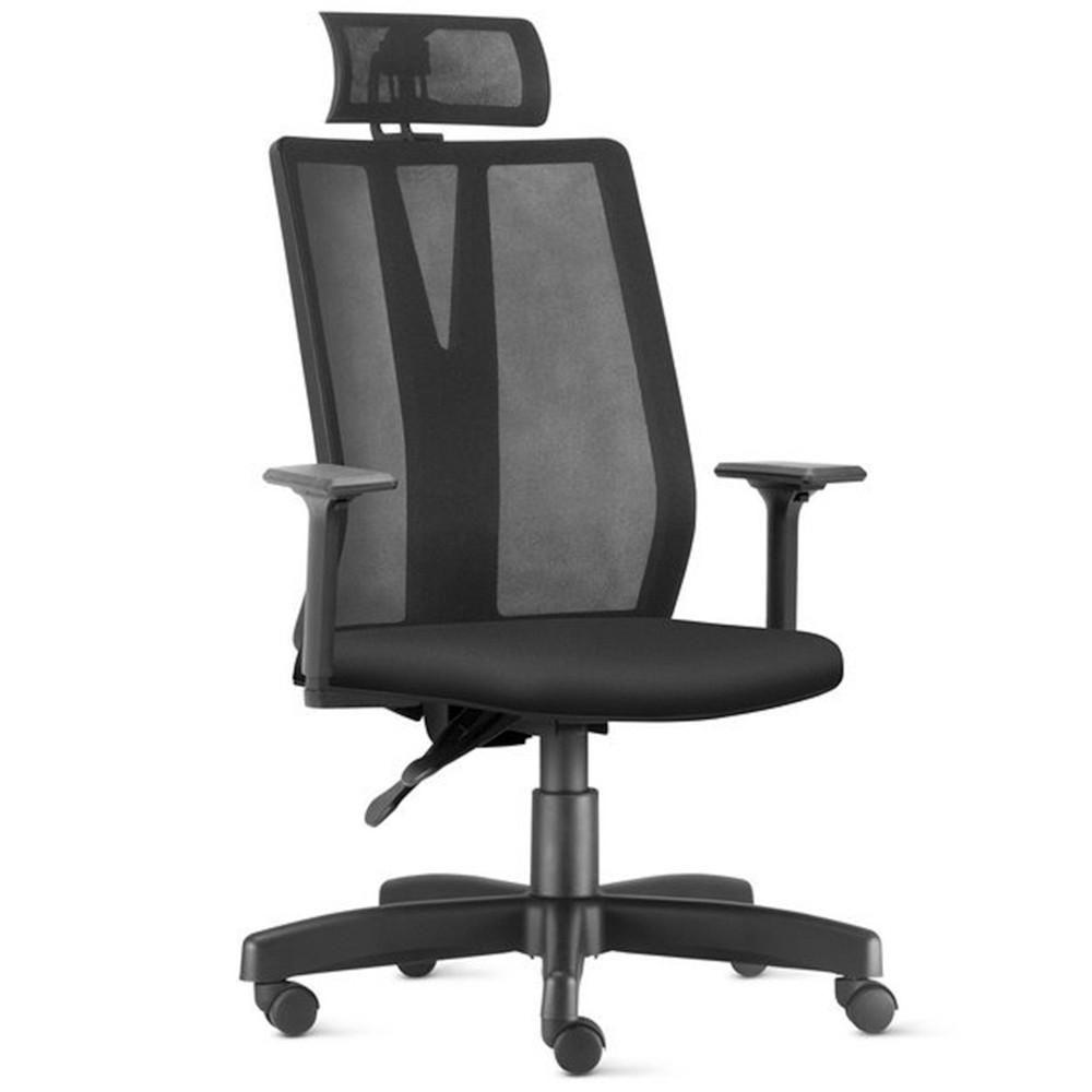 Miniatura Kit 2 Cadeiras De Escritório Apoio De Cabeça Addit F2