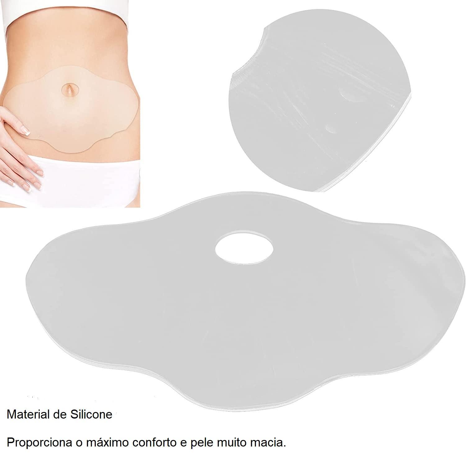 Miniatura Adesivo De Silicone Anti-Rugas Para O Abdômen E Barriga