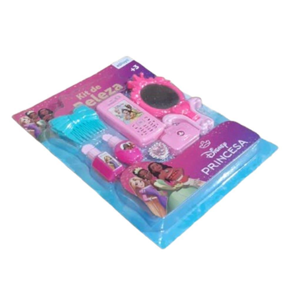 Miniatura Kit Beleza Princesa Celular Espelho Esmalte Perfume 7 Pçs