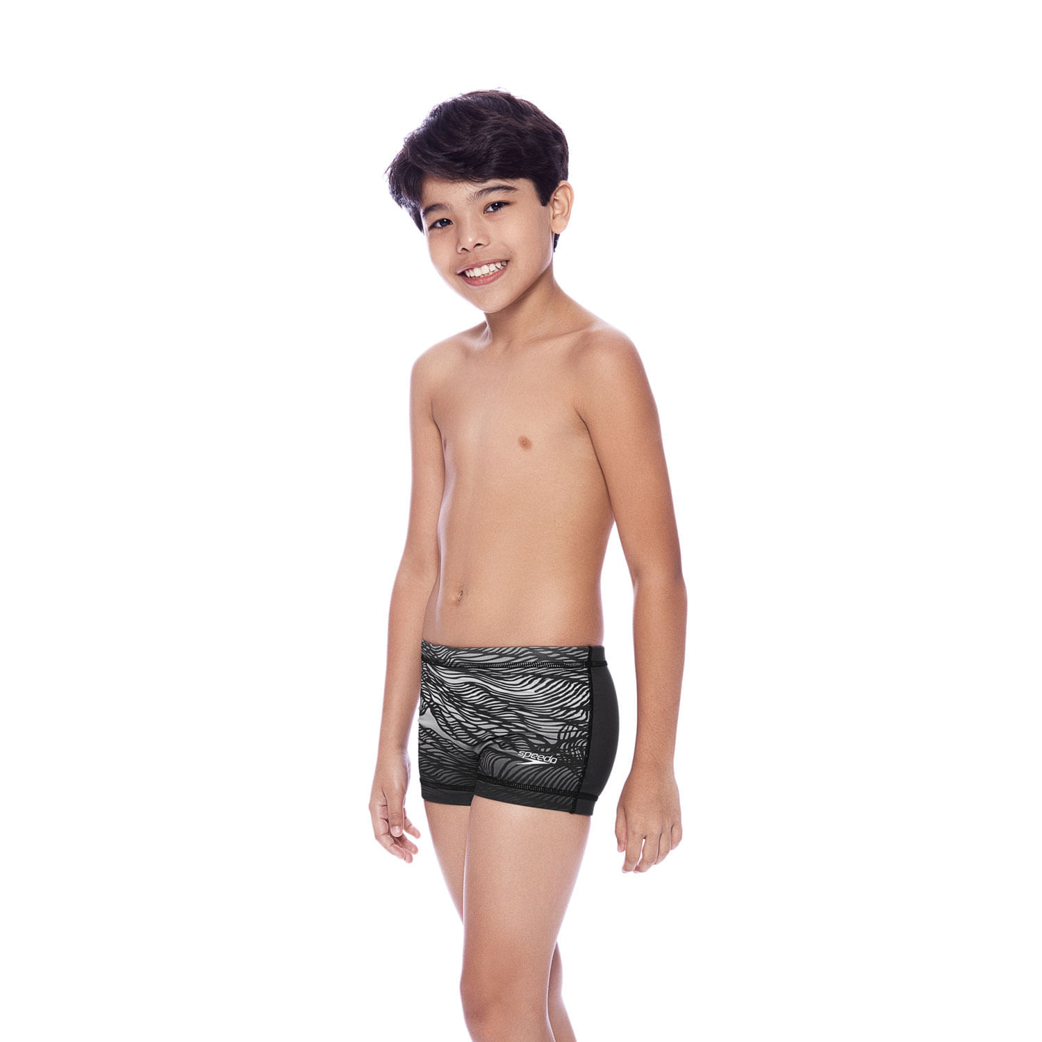 Miniatura Sunga Infantil Boxer Net - PRETO 2