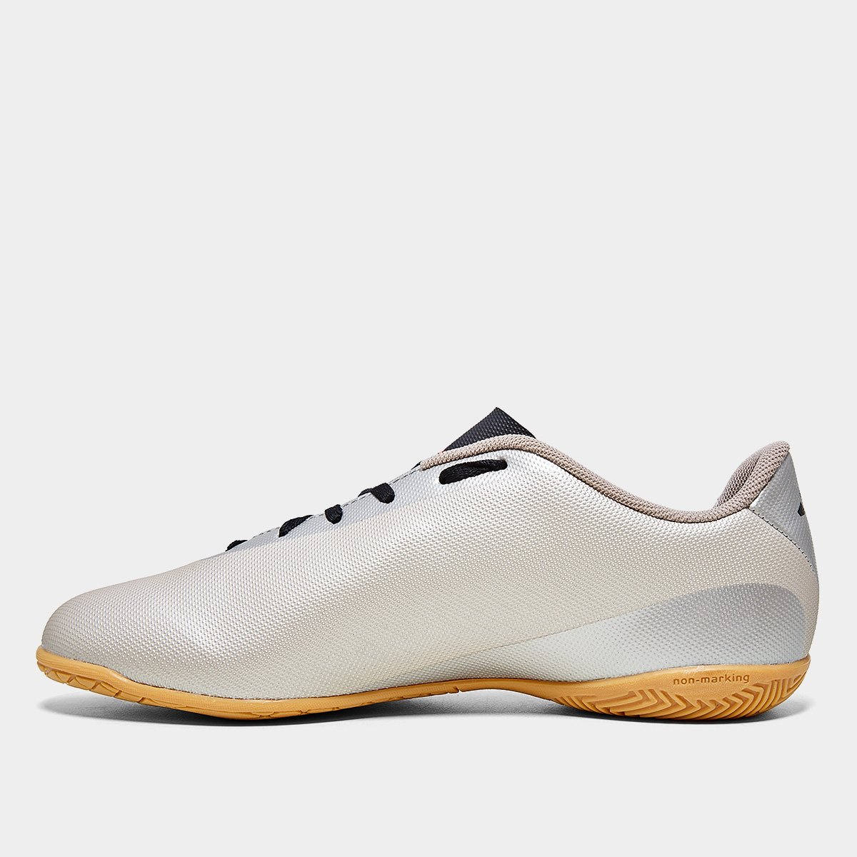 Chuteira Futsal Adidas Predator Artilheira 24 Unissex Cinza+Preto - 37