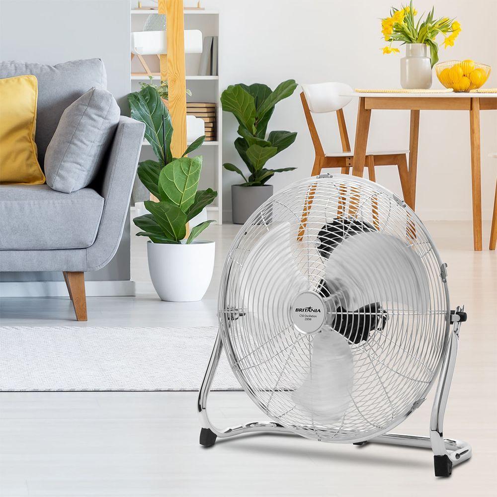 Miniatura Circulador De Ar Britânia C50 Oscillation 127v