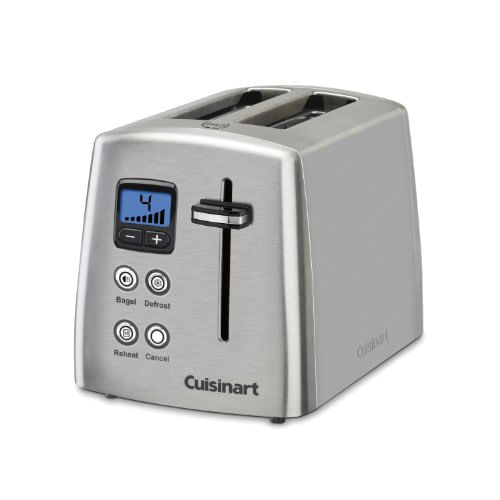 Miniatura Torradeira Elétrica Cuisinart CPT415 2 Fatias Aço Inoxidável Prateado 110V