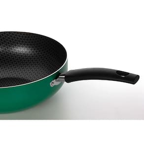 Miniatura Frigideira Wok Multiflon Color com Revestimento Ultra 7 Verde - 24 cm
