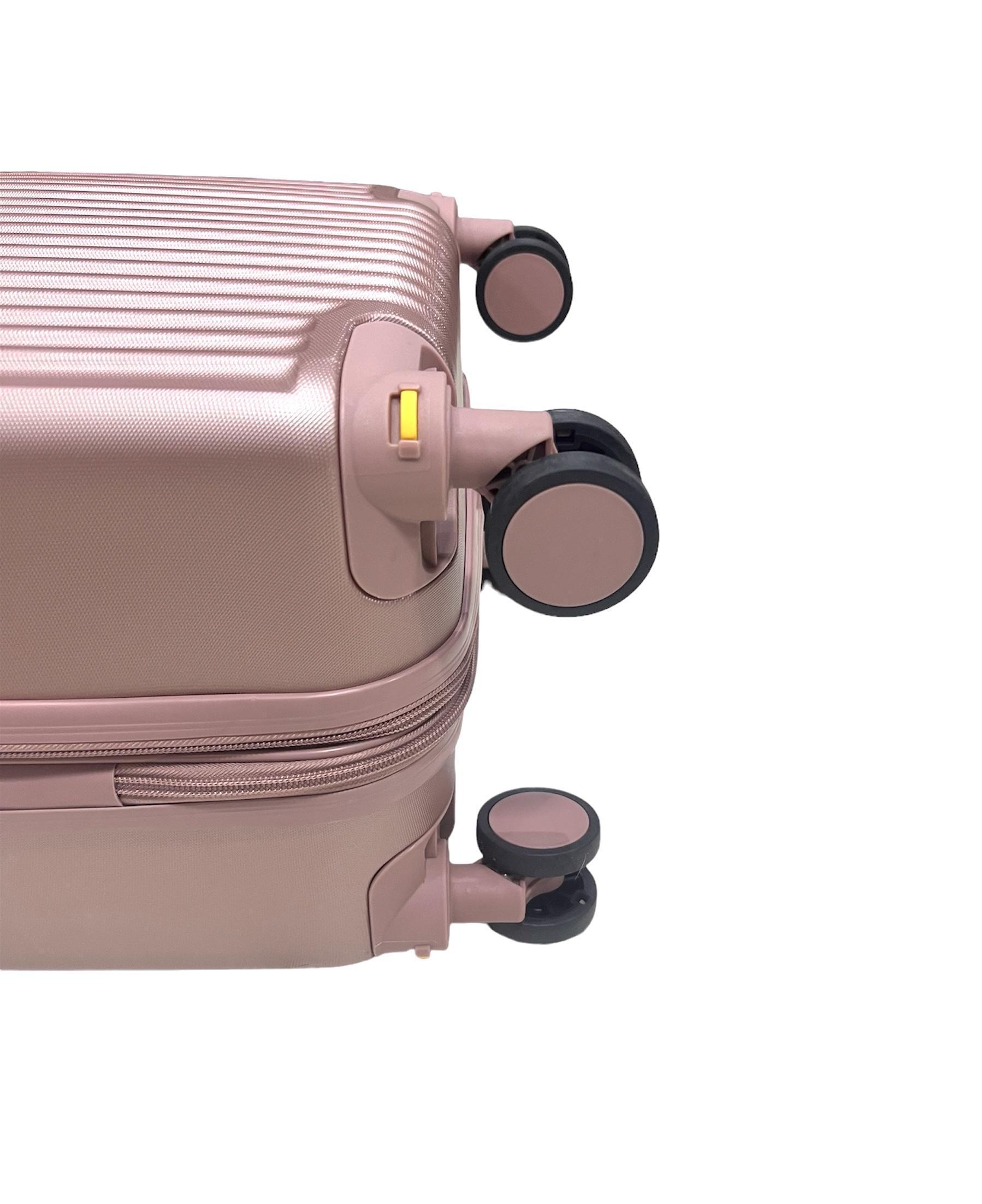 Miniatura Mala De Bordo 10Kg Expansível Abs Rose Style Ultra Leve