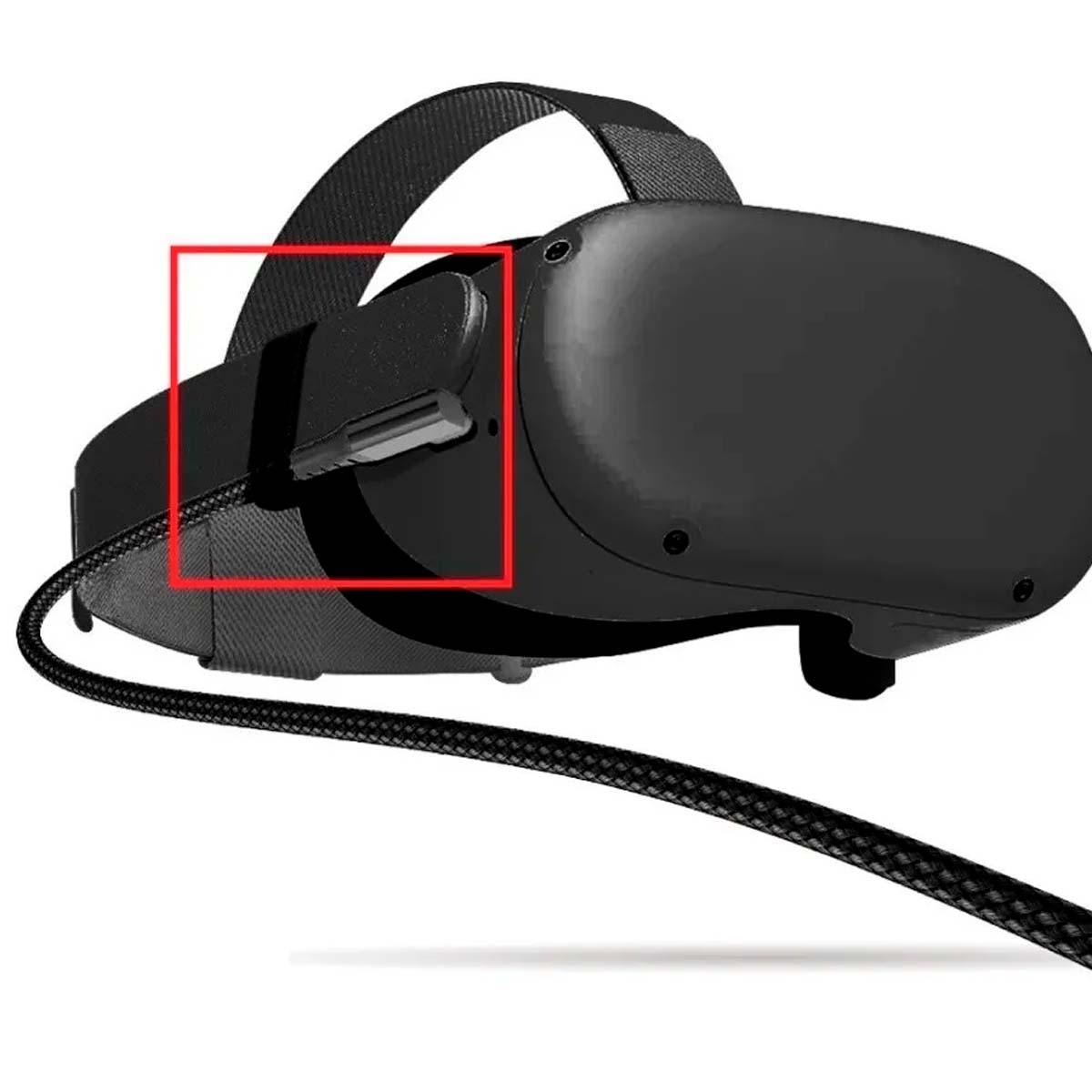 Miniatura Cabo Usb 3.2 Para Oculus Quest 2 E 1 Tipo C Vr Pc 5 Metros