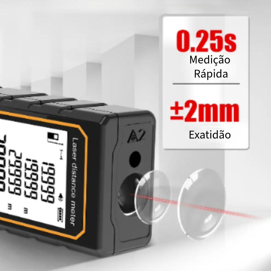 Miniatura Trena Laser Digital Medidor De Distância Laser Profissional