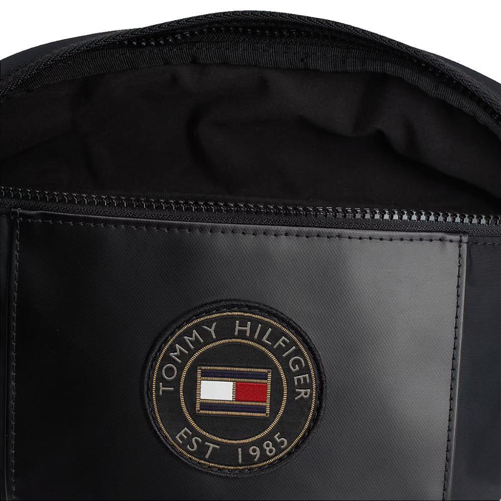 Miniatura Pochete Bolsa Tranversal Tommy Hilfiger Block Bumbag Preto