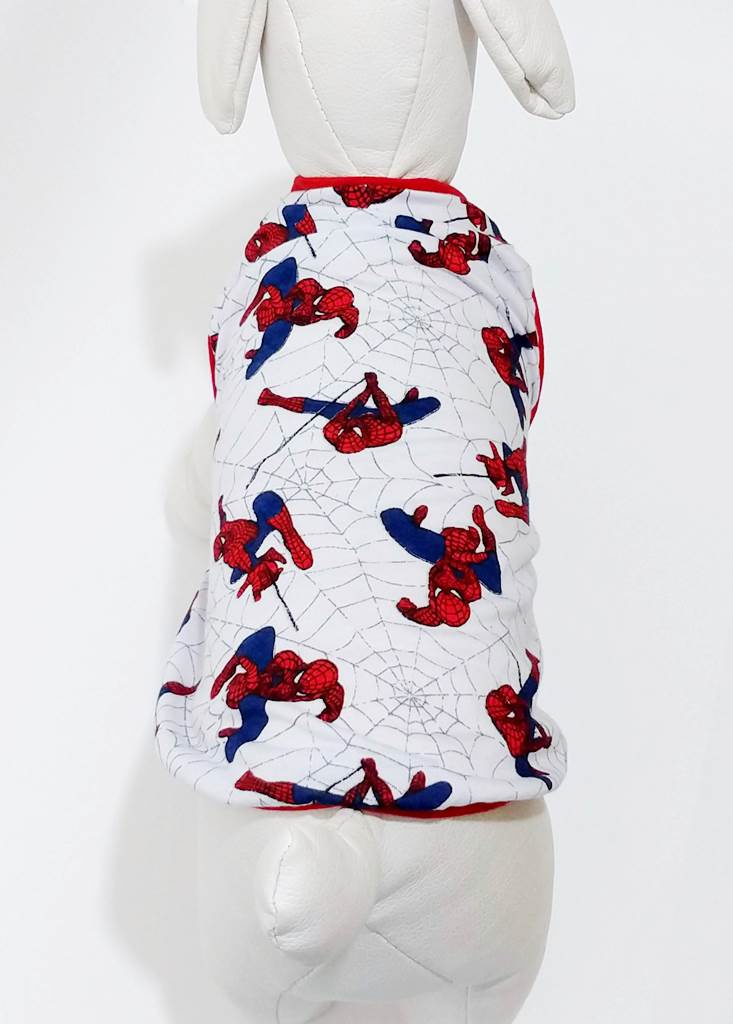 Miniatura Camiseta Estampa Homem Aranha branca Tamanho GG