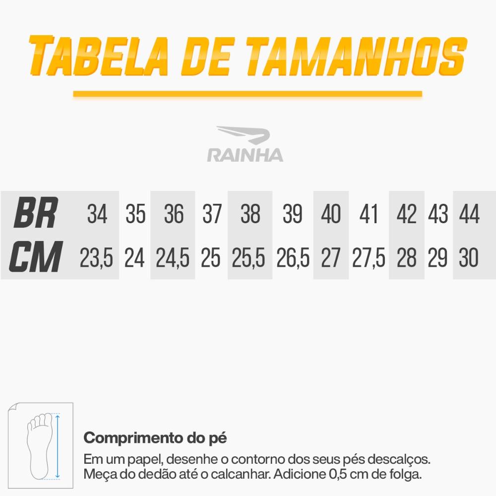 Tênis Rainha Iate IV Calce Fácil Unissex Branco / Cinza - 38