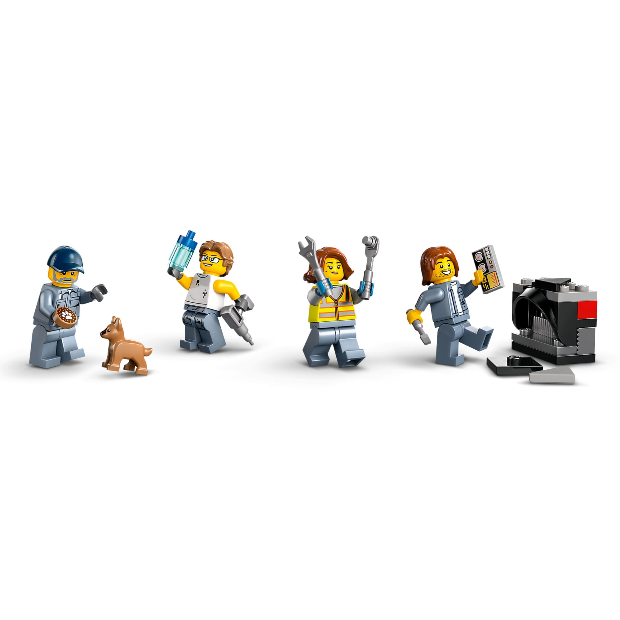 Miniatura LEGO® City - Ferro-velho com carros