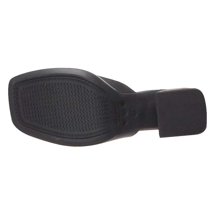 Miniatura Tamanco Usaflex Salto Bloco Feminino - Preto - PRETO 34