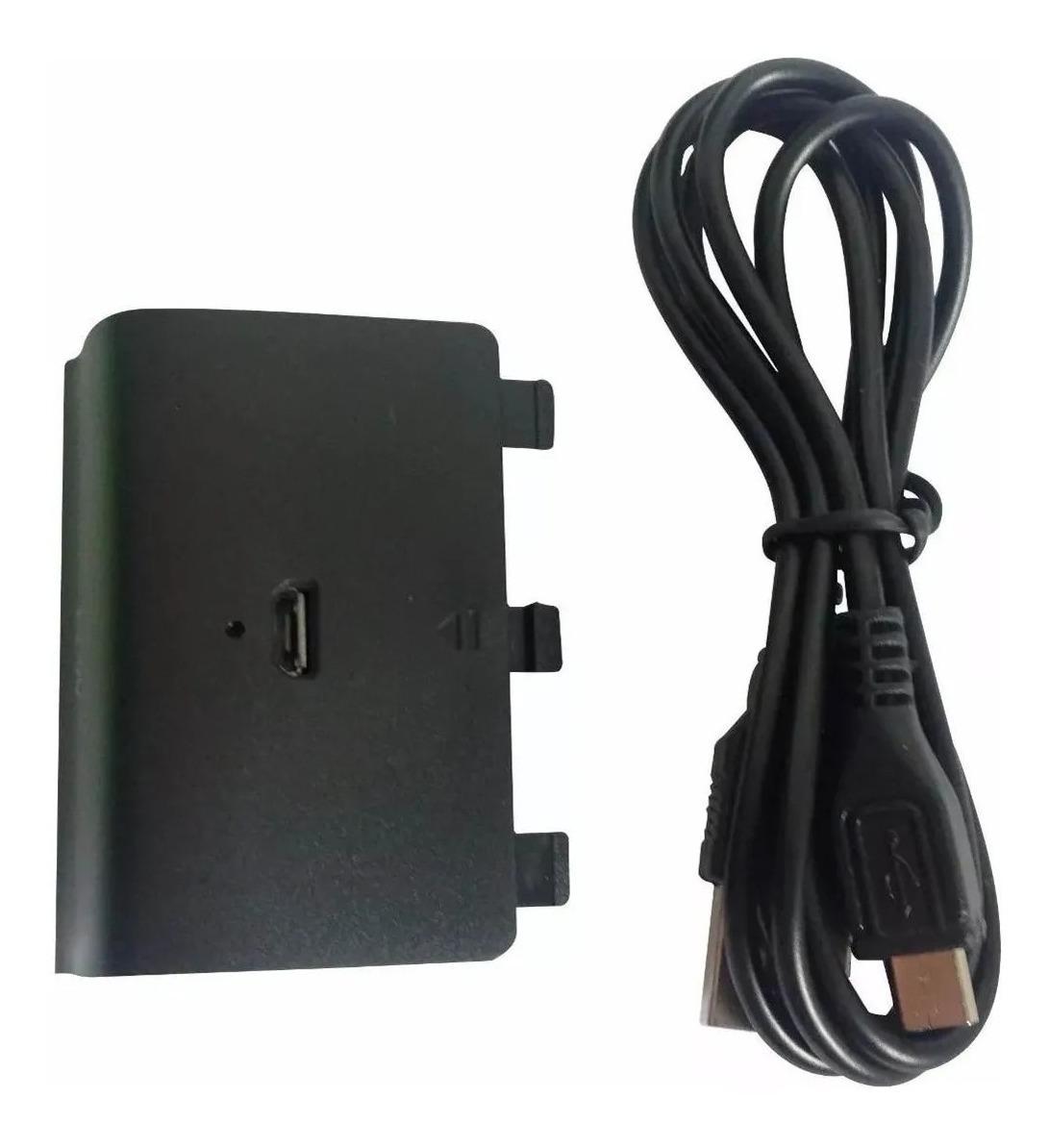 Miniatura Bateria E Cabo Para Carregar Controle Xbox One Charge Play