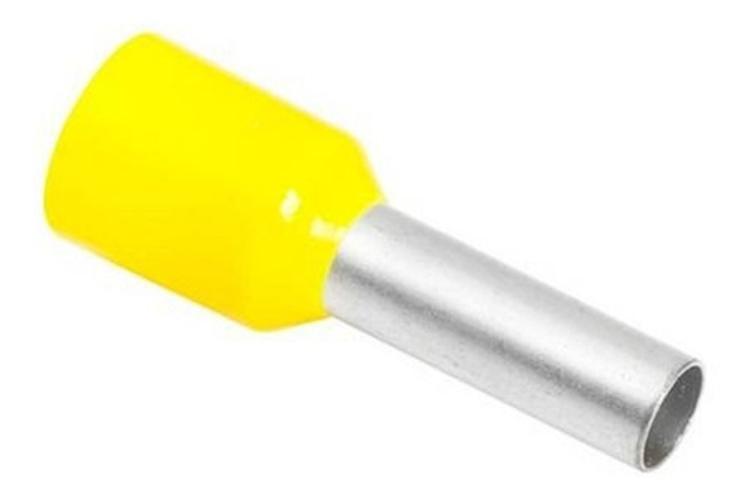 Miniatura Kit Terminal Conector Tubular Ilhós 1,5/2,5/4,0/6Mm - 500Un