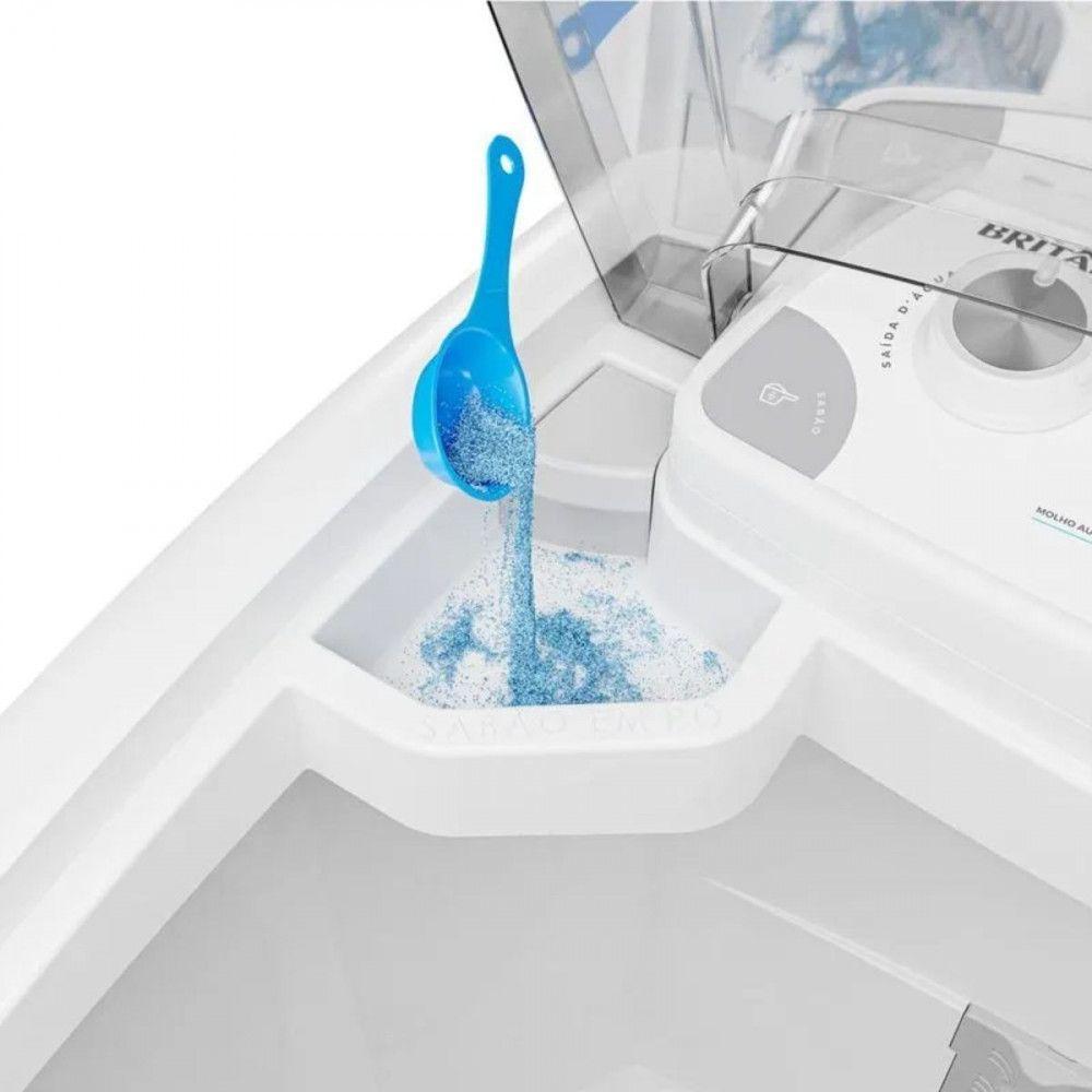 Miniatura Lavadora Semi Automática Britânia 7 Programas 20,6kg BLR04 Branco 220V