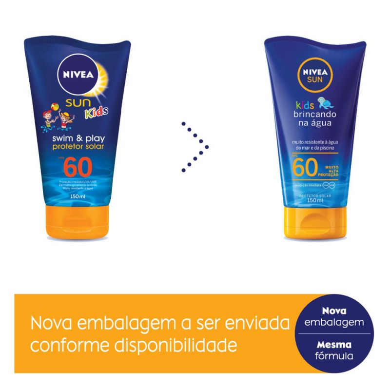 Miniatura Protetor Solar Nivea Sun Kids Fps 60 150 ml