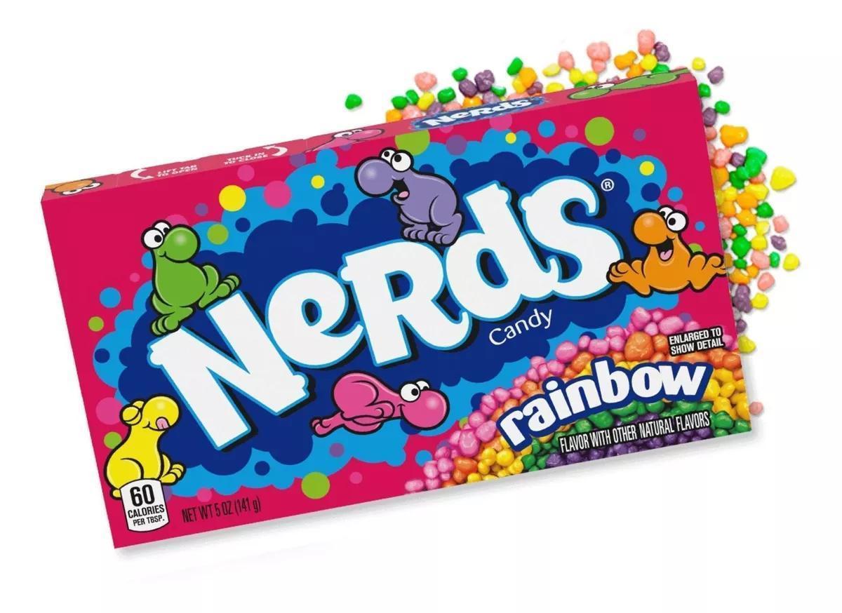 Miniatura Nerds Rainbow Bala Sabor Frutas Sortidas - 141G