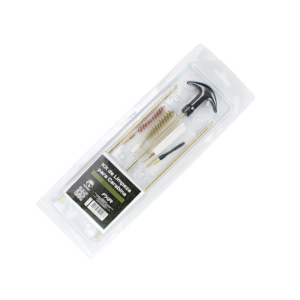 Miniatura Kit Limpeza Para Carabina De Pressão Cal .22 5.5mm Fxr
