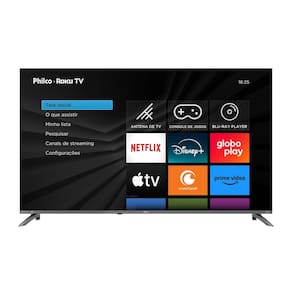 Miniatura Smart TV Philco 55" 4K UHD P55CRA Roku TV Dolby Audio Quad Core Space Gray