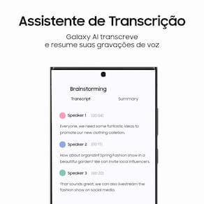 Smartphone Samsung Galaxy S23 Ultra 5G Preto 256GB, Tela 6.8``, 12GB RAM, Inteligência Artificial, Snapdragon 8 Gen 2, Câmera Quádrupla + Selfie 12MP
