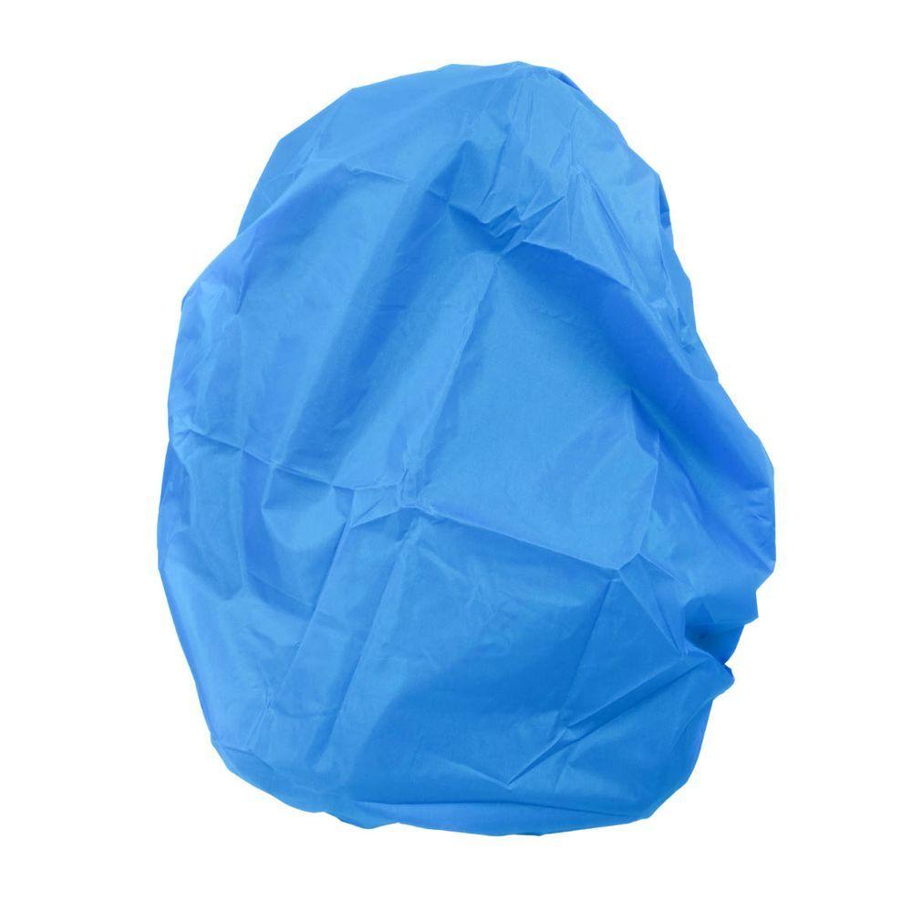 Miniatura Capa De Chuva Para Mochila Impermeavel Motoboy Viagem Mala Elastico Azul