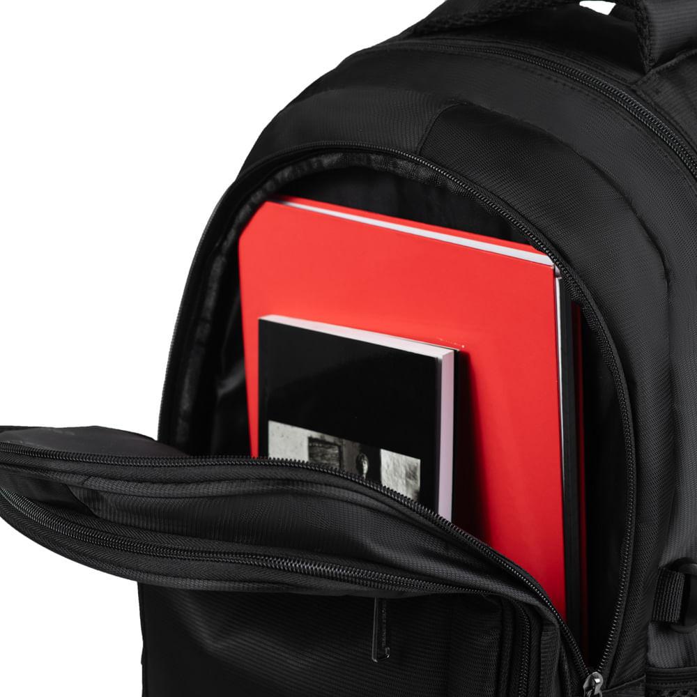 Mochila Masculina Executiva para Notebook Pulse Preta Preto