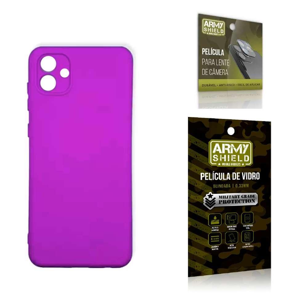 Miniatura Capinha de Silicone com Interior Aveludado - Alta Qualidade