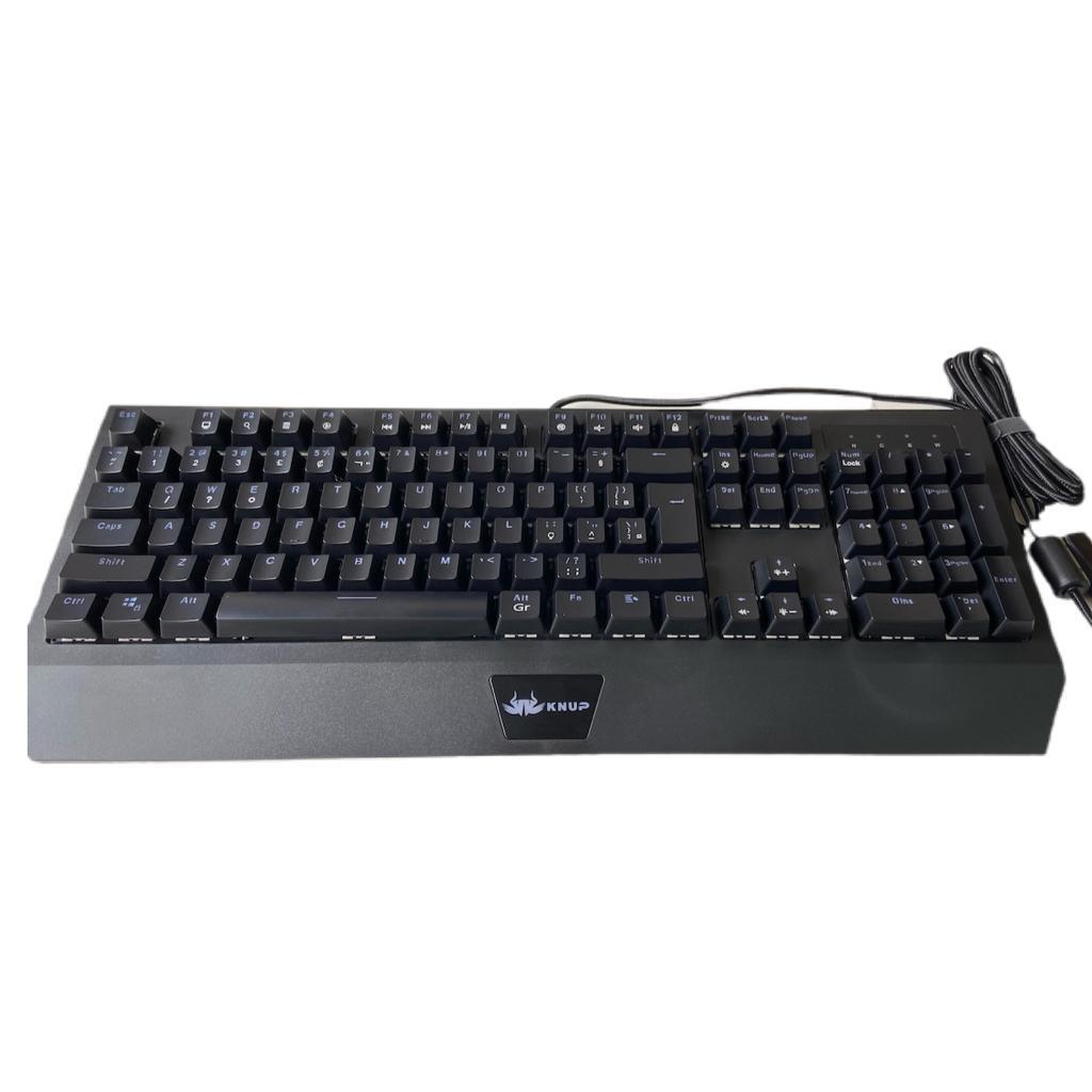 Miniatura Teclado Gamer Mecanico Switch Blue Knup Kp-Tm005 Chroma