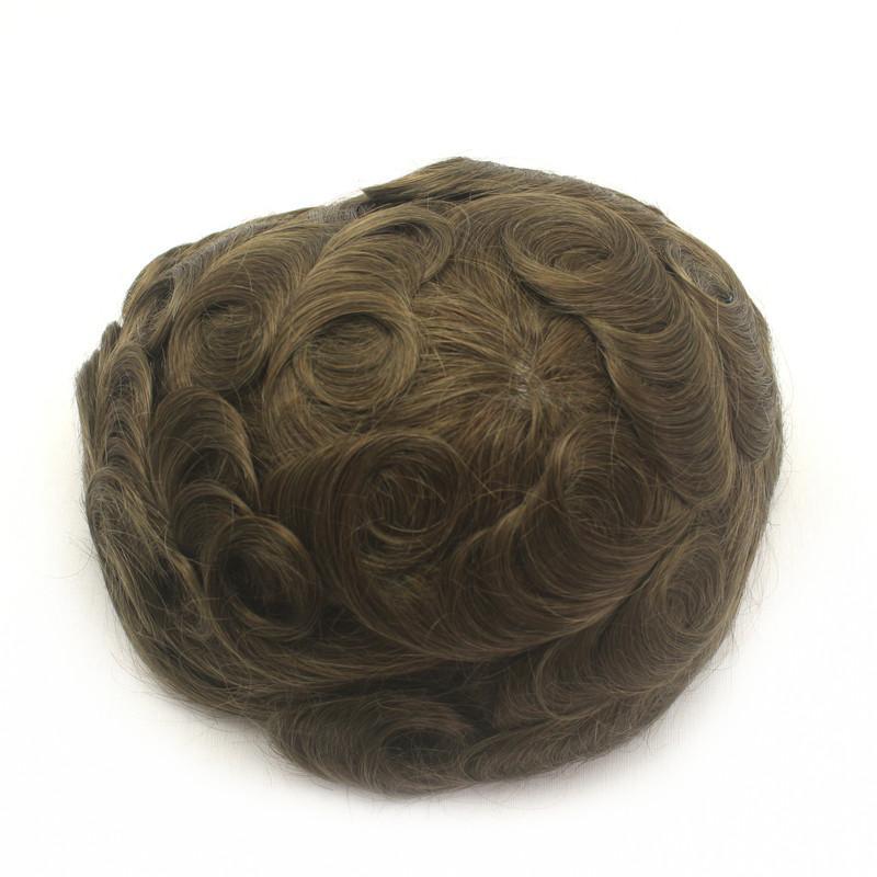 Miniatura Prótese Capilar Cabelo Humano Hibrida Natural Bio Sh 1B
