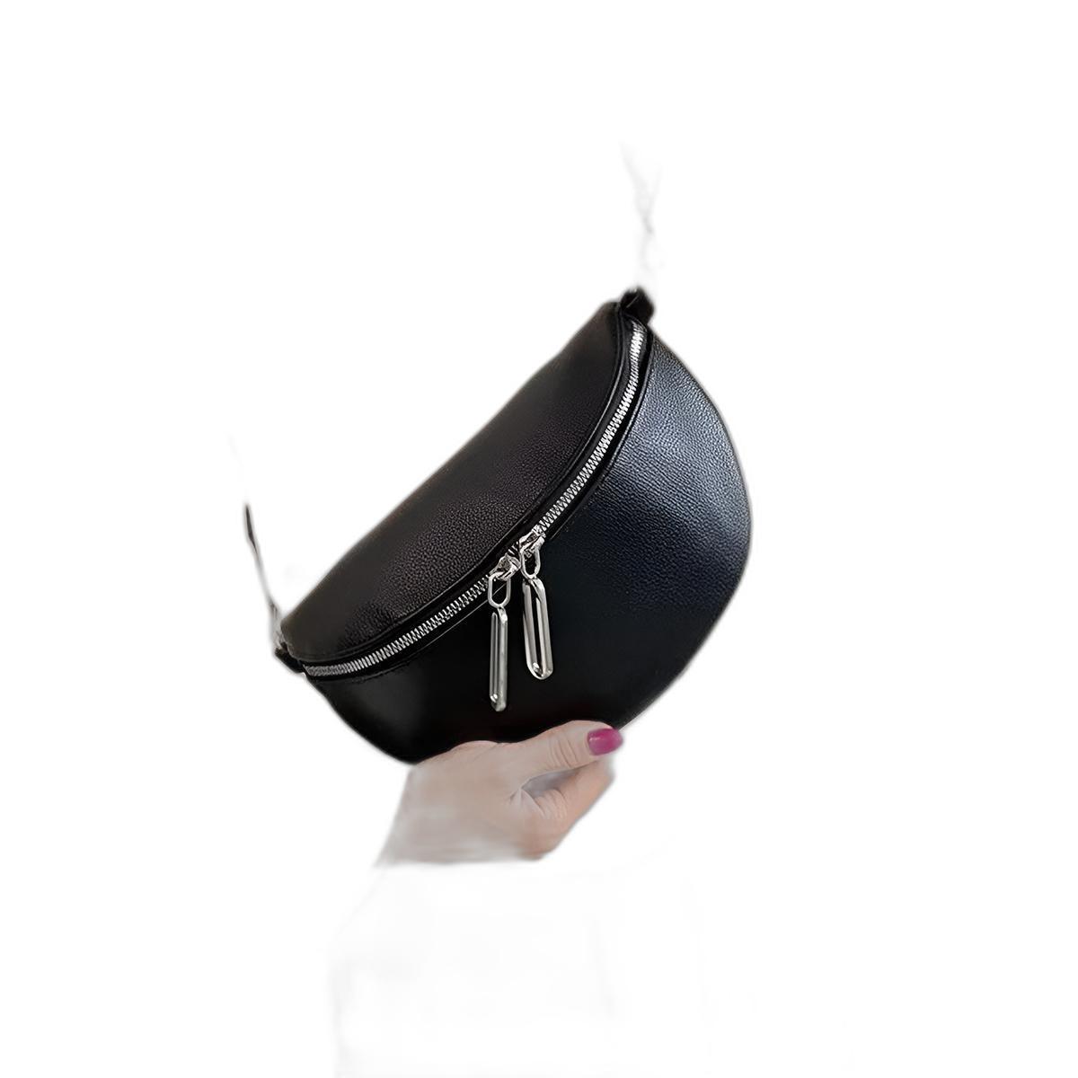 Bolsa Transversal Pochete Casual Alça Ajustável Lisa