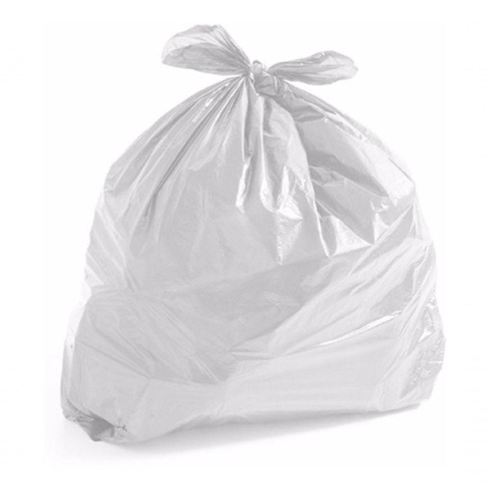 Miniatura Saco De Lixo 40 Litros Colorido Branco Com 100 Unidades