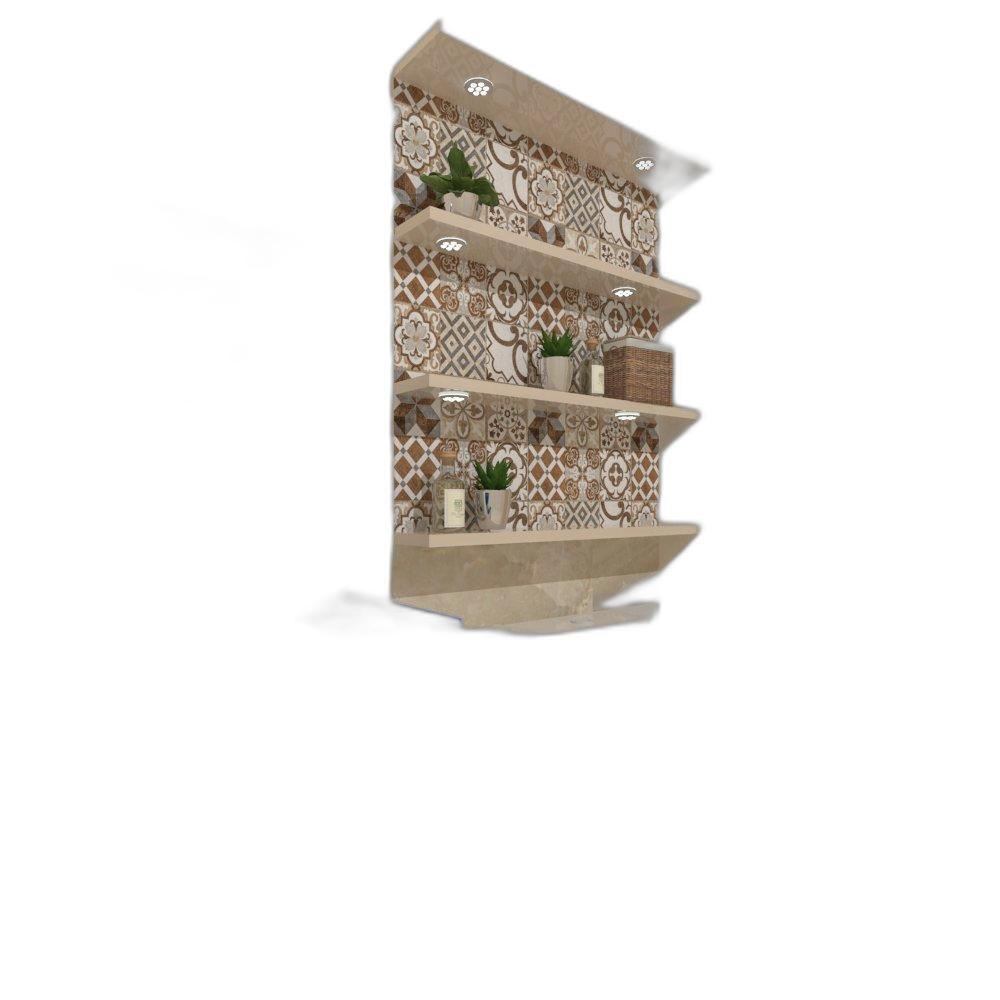 Miniatura Gabinete De Vidro Para Banheiro 40Cm Cuba Redonda Ac Azul